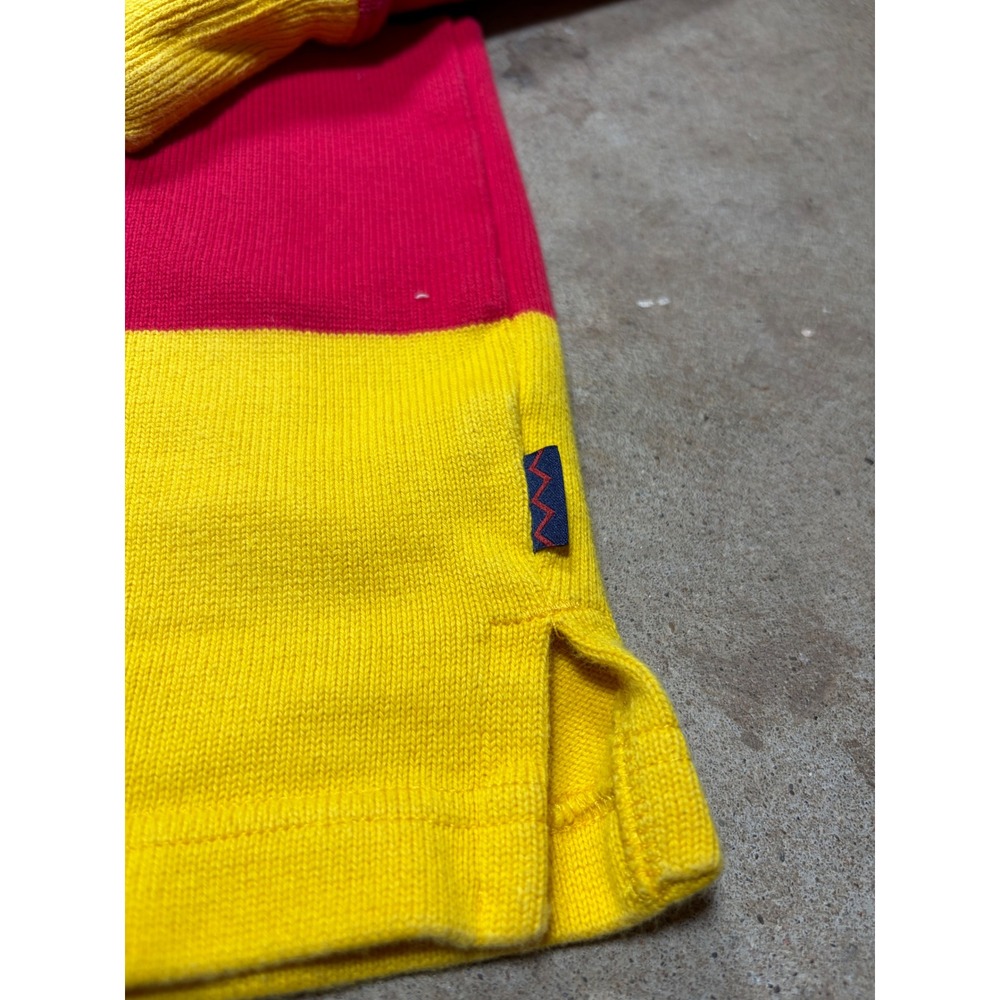 Rowing Blazers Mens Multicolor Striped Rugby Shirt Small Made in Portugal - Picture 4 of 8
